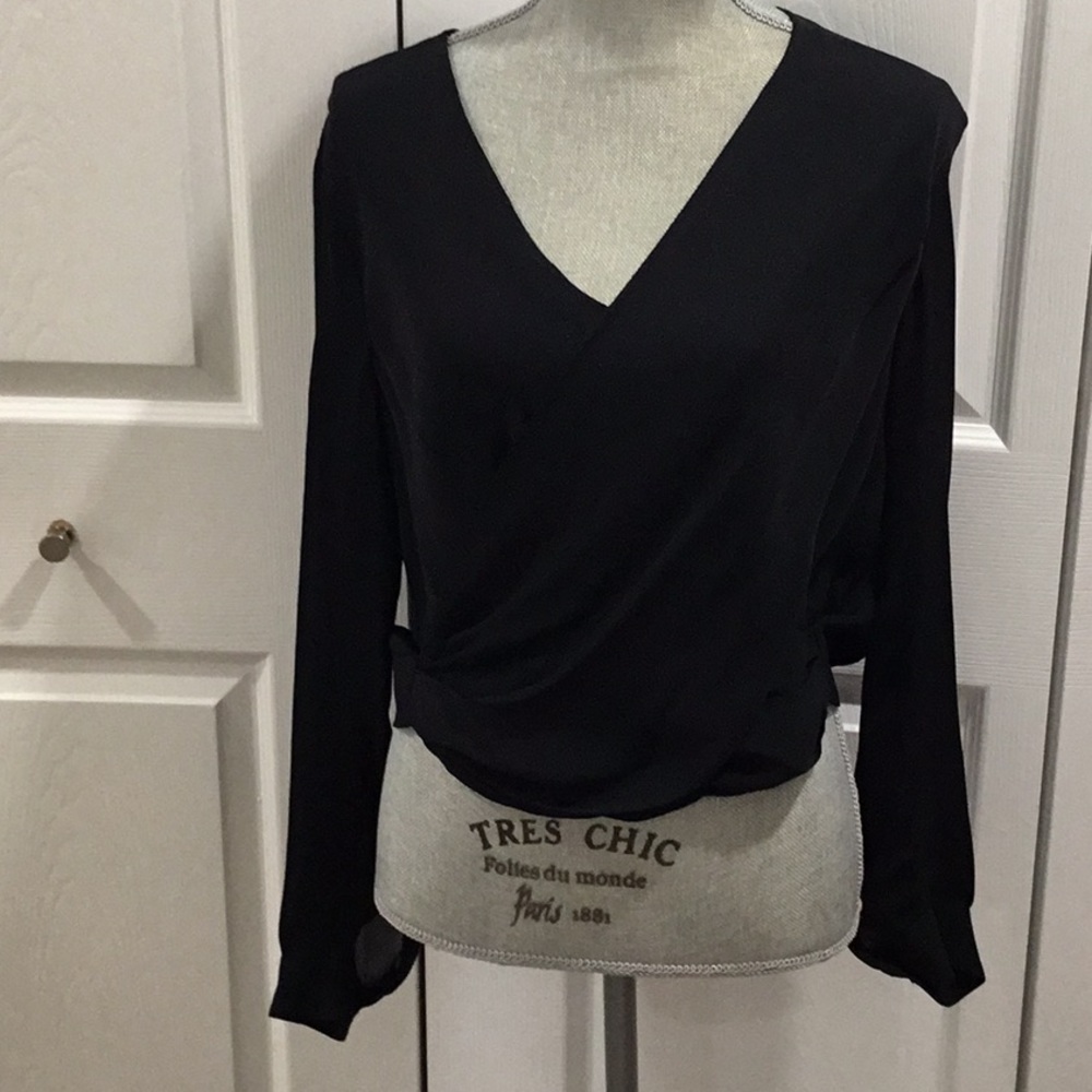 L’  Agence black blouse small